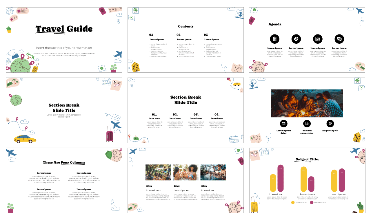Travel Guide Google Slides Themes PowerPoint Templates