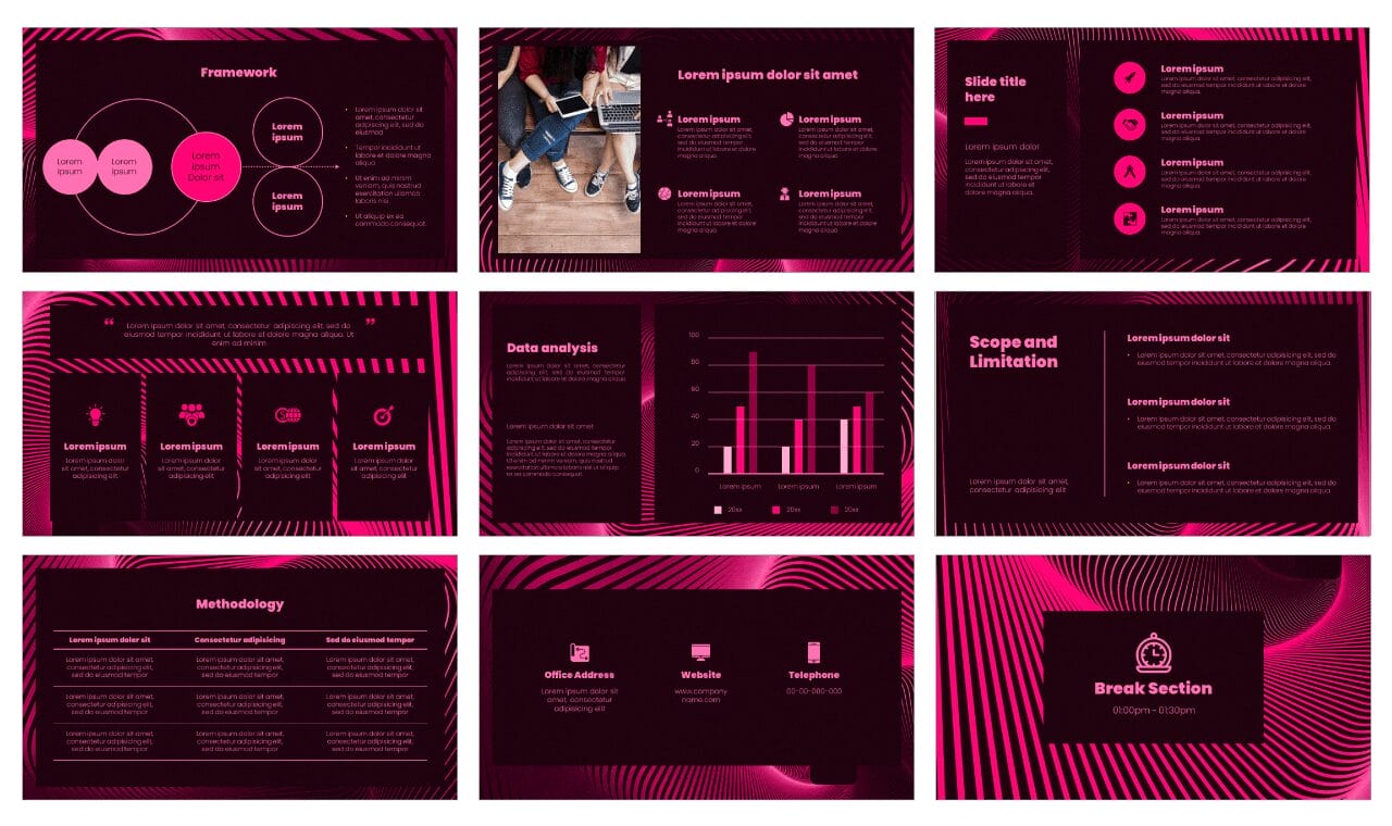 Trippy Free Google Slides Themes PowerPoint Templates