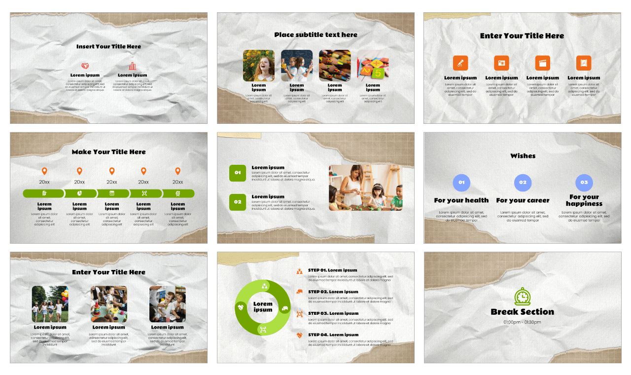 After School Activities Free Google Slides Theme PowerPoint Template