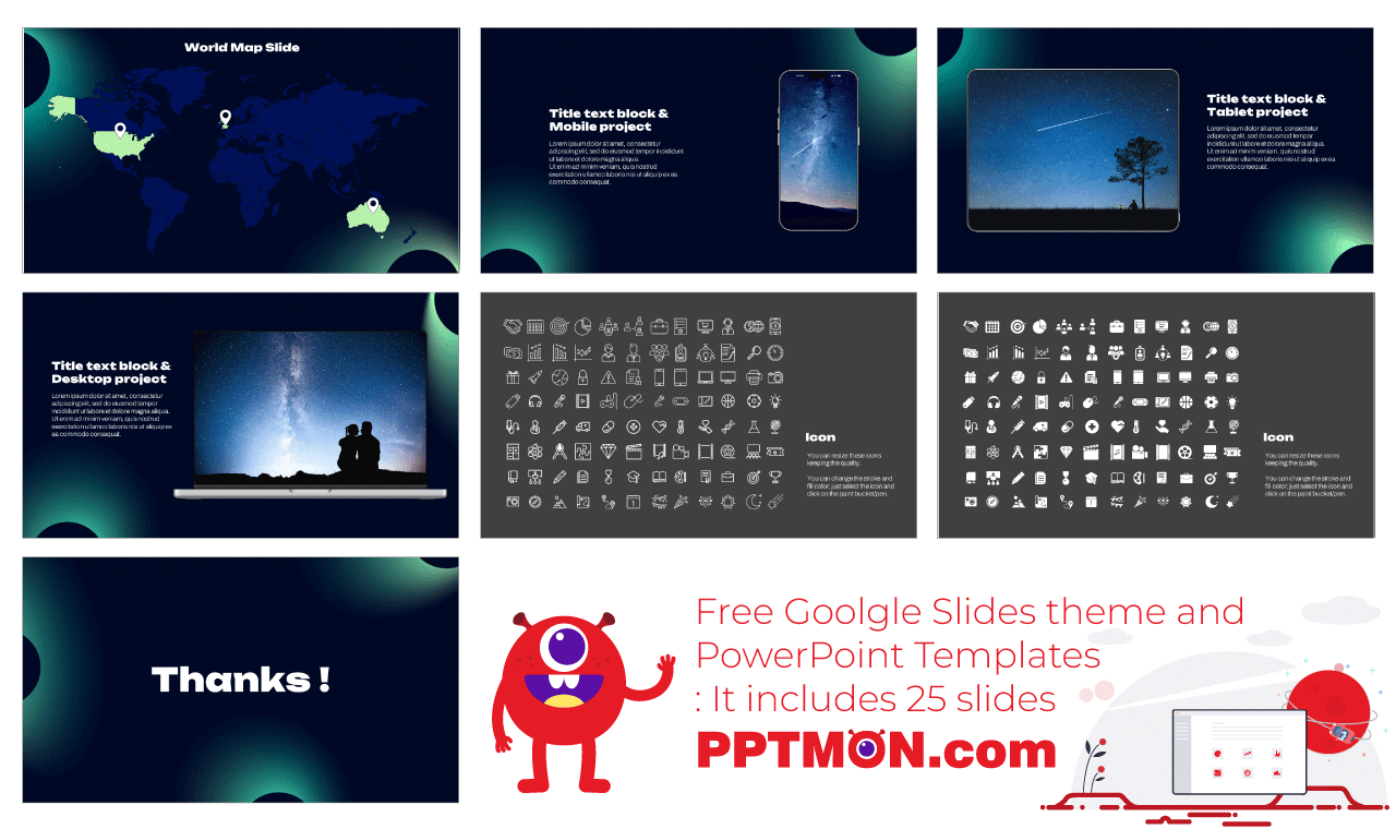 Gradient Aura Google Slides Theme PowerPoint Template