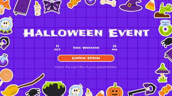 Halloween Event Presentation Template -Google Slides PowerPoint