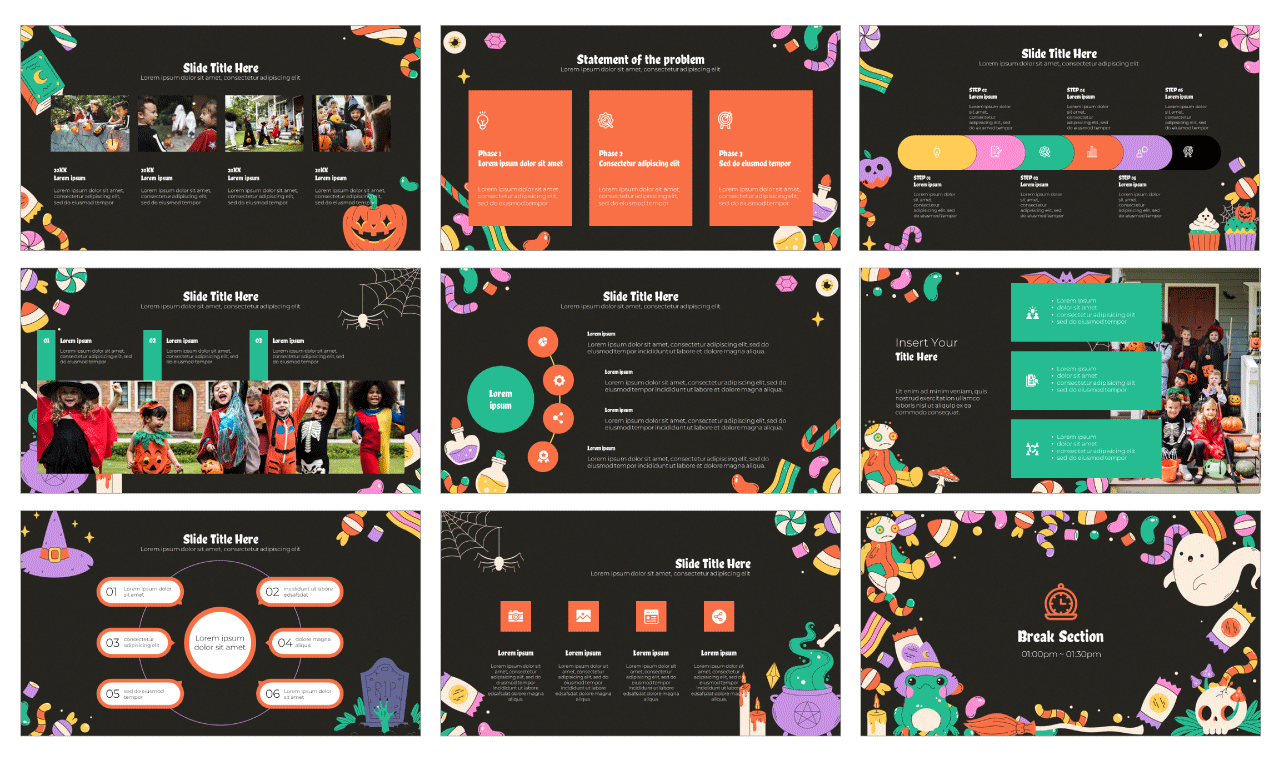 Halloween Greeting Free Google Slides Themes PowerPoint Templates