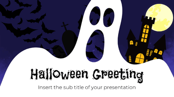 Halloween Greeting Google Slides Themes PowerPoint Templates