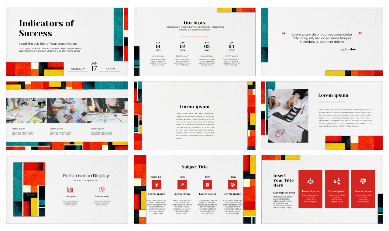 Indicators of Success Google Slides Themes PowerPoint Templates