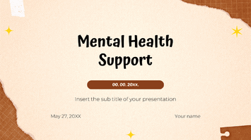 Mental Health Support Google Slides Theme PowerPoint Template