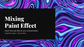 Mixing Paint Effect Google Slides Themes PowerPoint Templates
