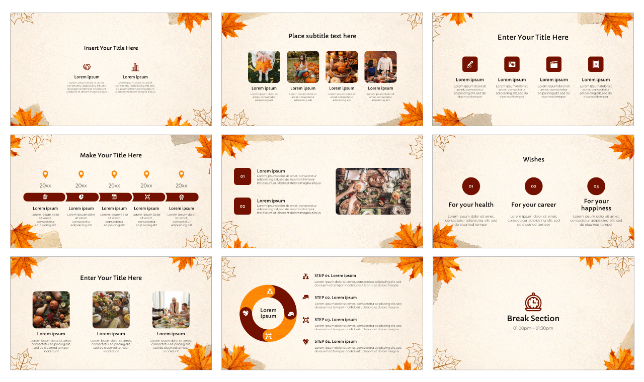 Thanksgiving Google Slides Themes PowerPoint Templates