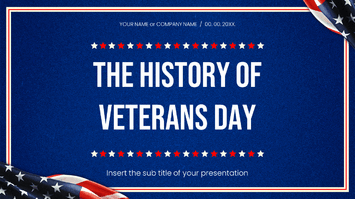 The History of Veterans Day Google Slides Themes PPT Templates