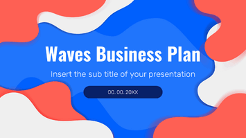 Waves Business Plan Google Slides Theme PowerPoint Template