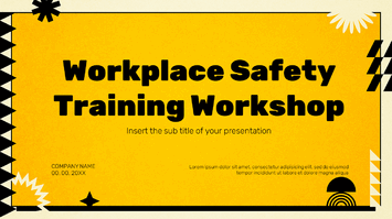 Workplace Safety Training Workshop Google Slides PPT Templates